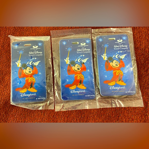 Walt Disney Other - Walt Disney travel company luggage tags 2004 new never opened